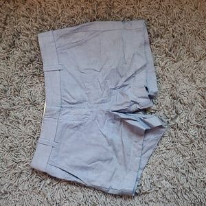 J. Crew city fit blue shorts, size 2